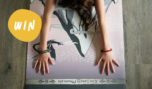 Win a Lonely Mountain yoga mat from Middle-earth Yoga