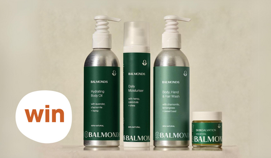 Win one of four All-natural Starter Sets from Balmonds!