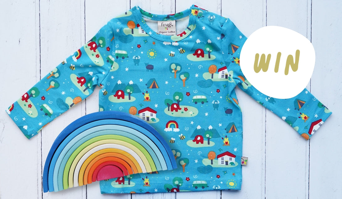Win a beautiful Gwawr 12-piece Rainbow and an organic top!
