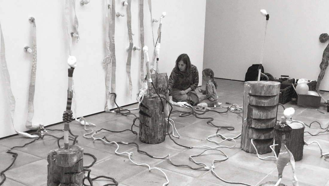 Combining motherhood with being an artist